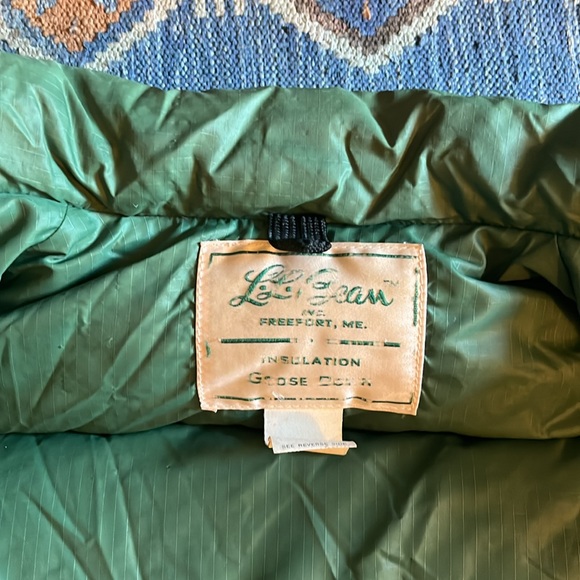 Vintage LL Bean goose down puffer vest - Picture 2 of 10